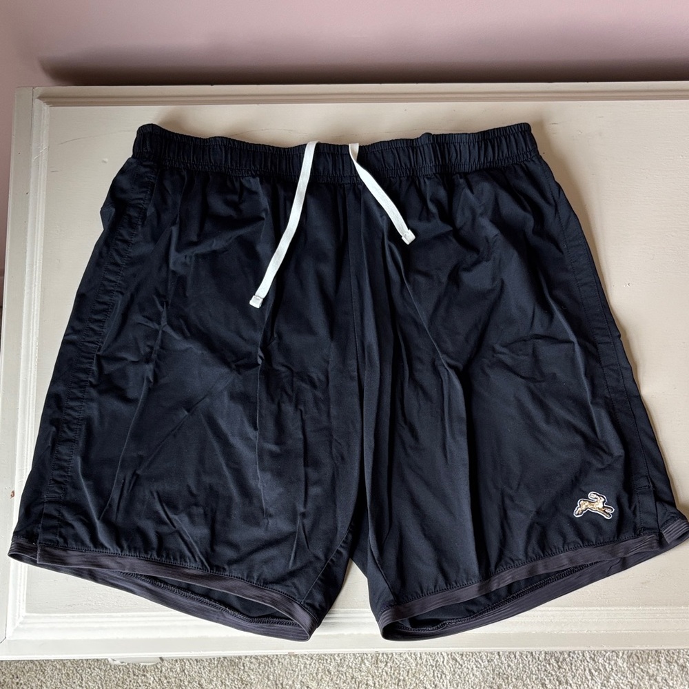 Tracksmith Black Athletic Shorts